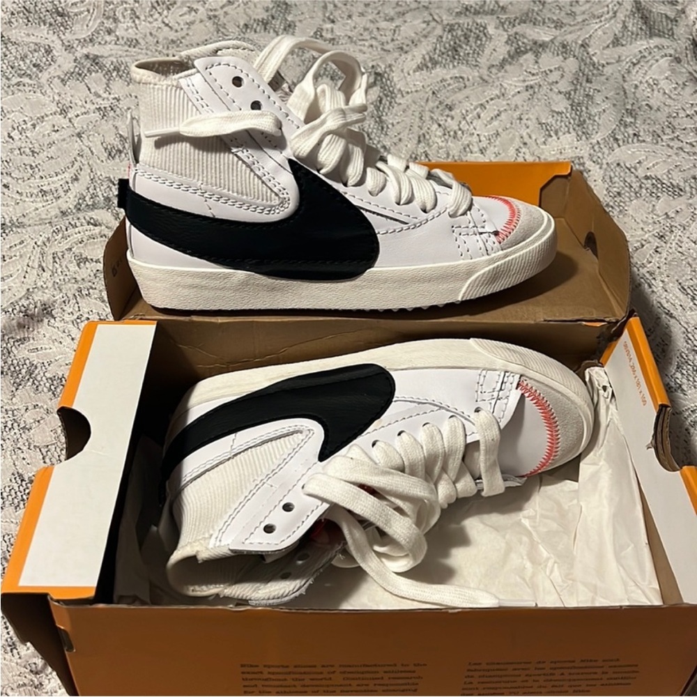 Nike Blazer Mid 77 Jumbo Men’s Size 6 White Black DD1471-100